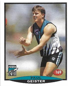 1997 Select AFL Stickers #169 Paul Geister Front